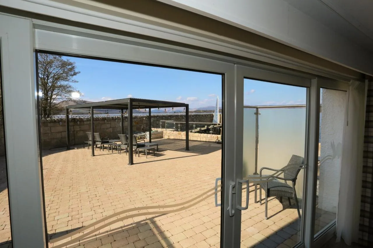 Suite terrace looking out to the loch